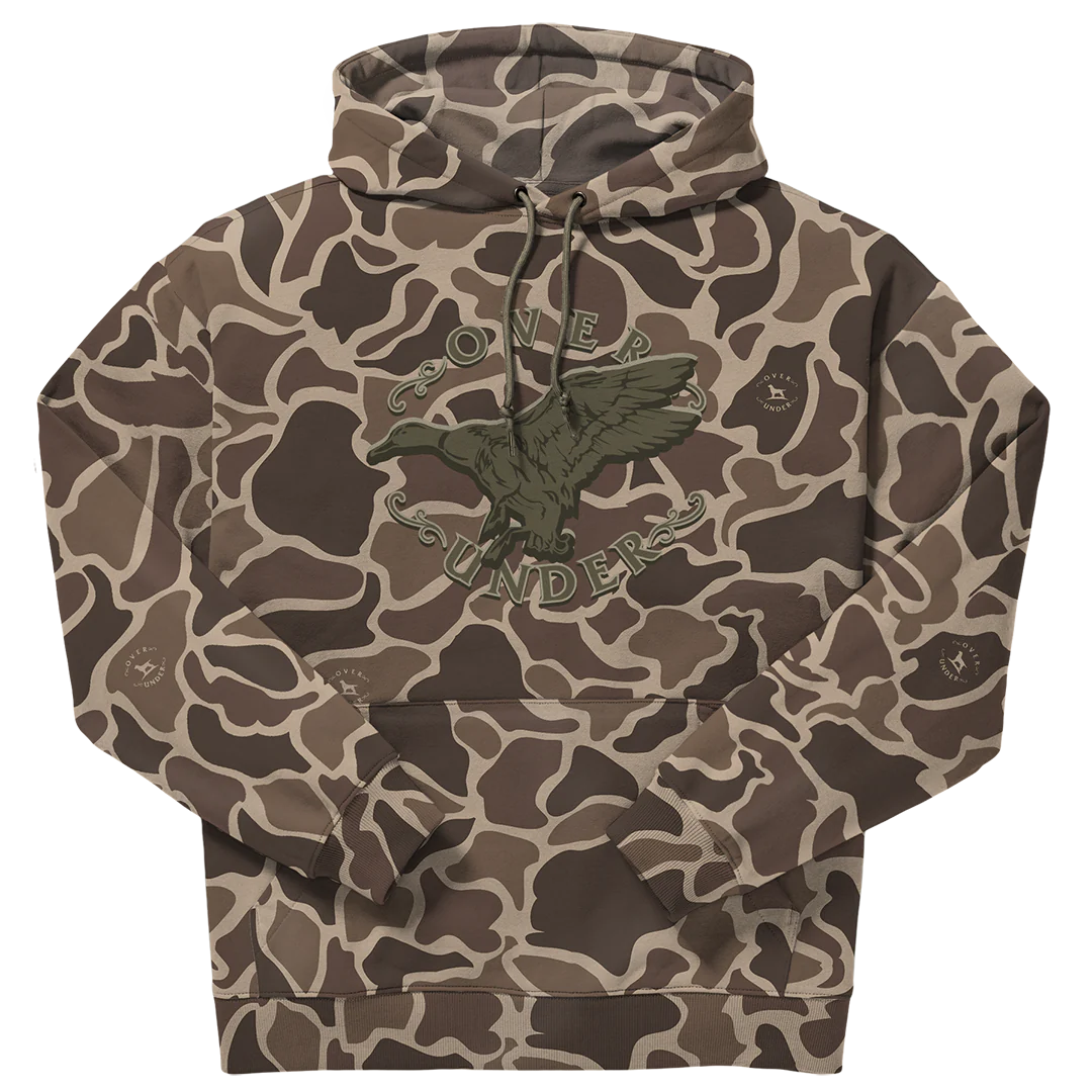 The AfterHunt Hoodie Flying Duck/Duck Camo