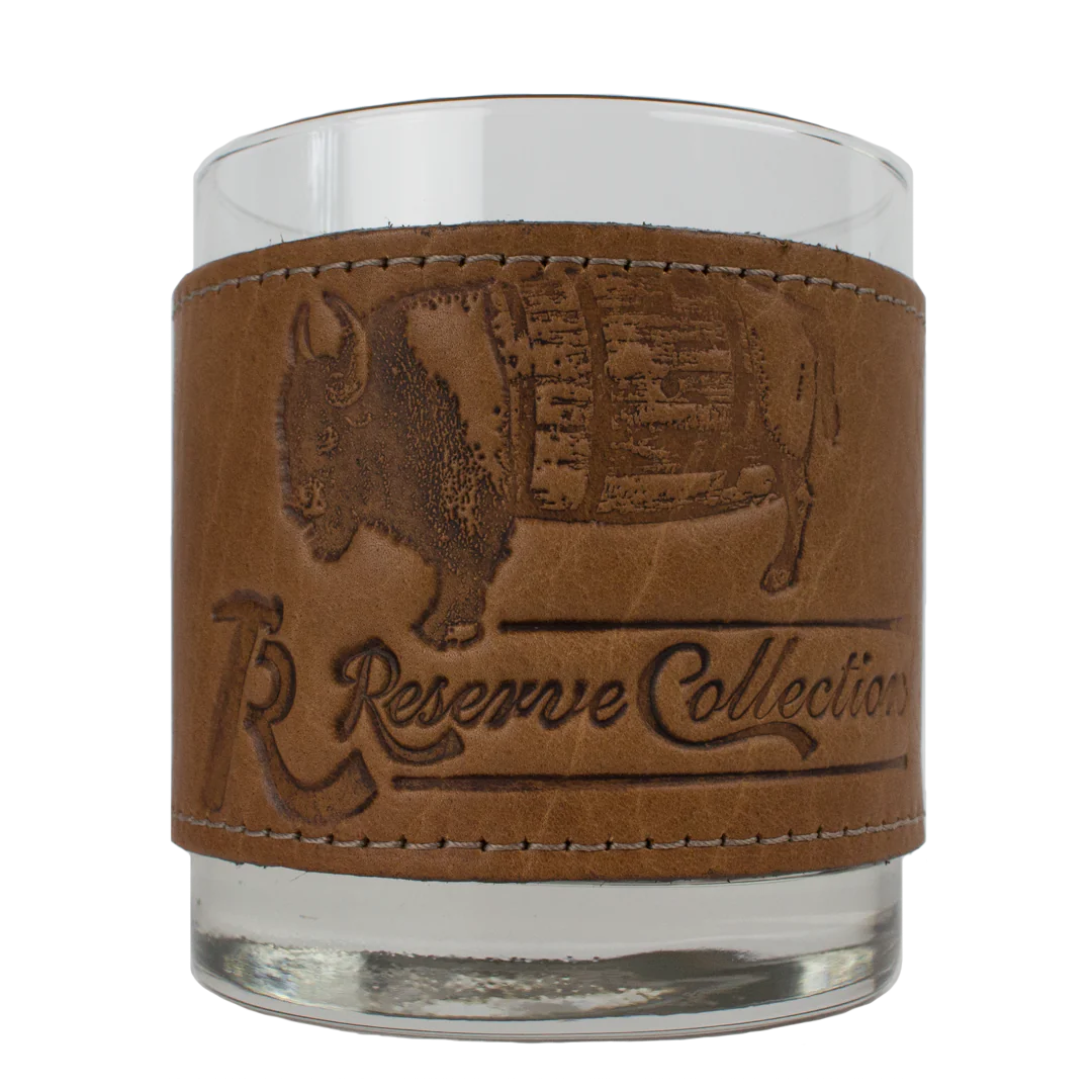 Bison Wrapped Bourbon Glass