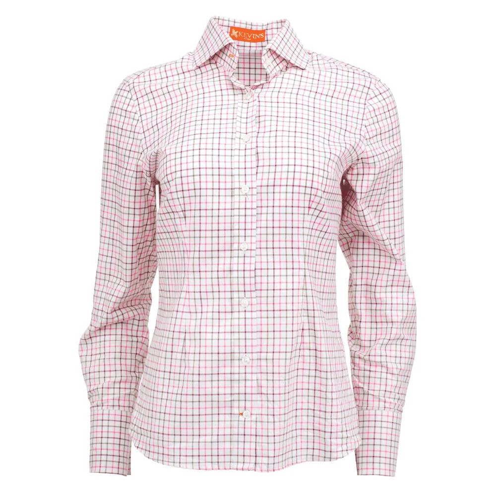 Kevin's Finest Women's Pink Tattersall