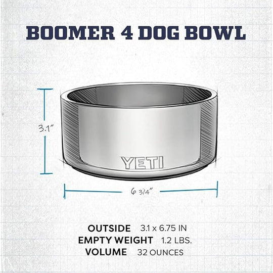 Yeti Boomer 8 Dog Bowl
