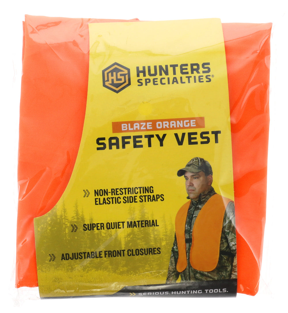 Orange Safety Vest Adult - Hunters Specialties