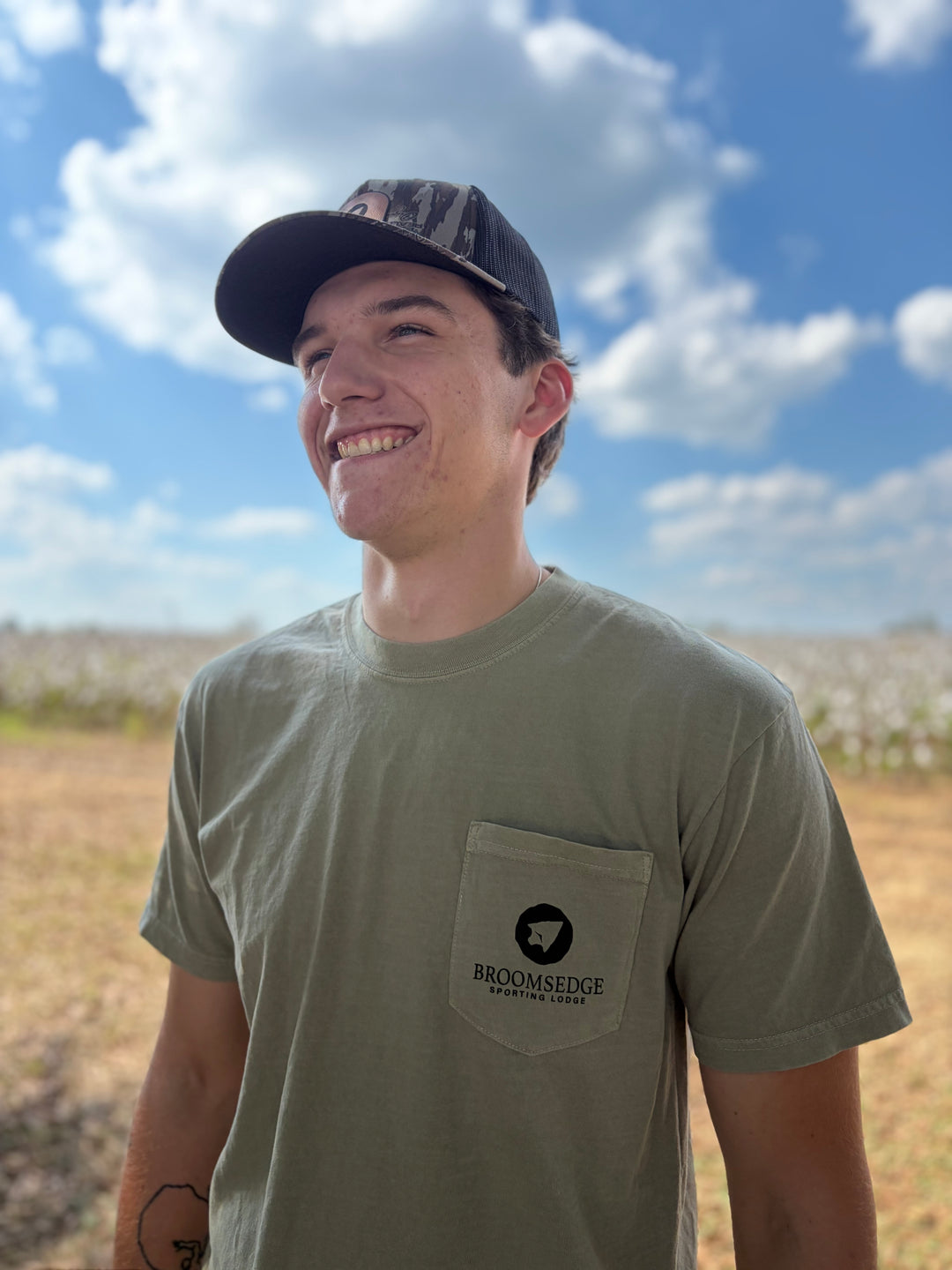 Broomsedge Botanical Illustration T-Shirt