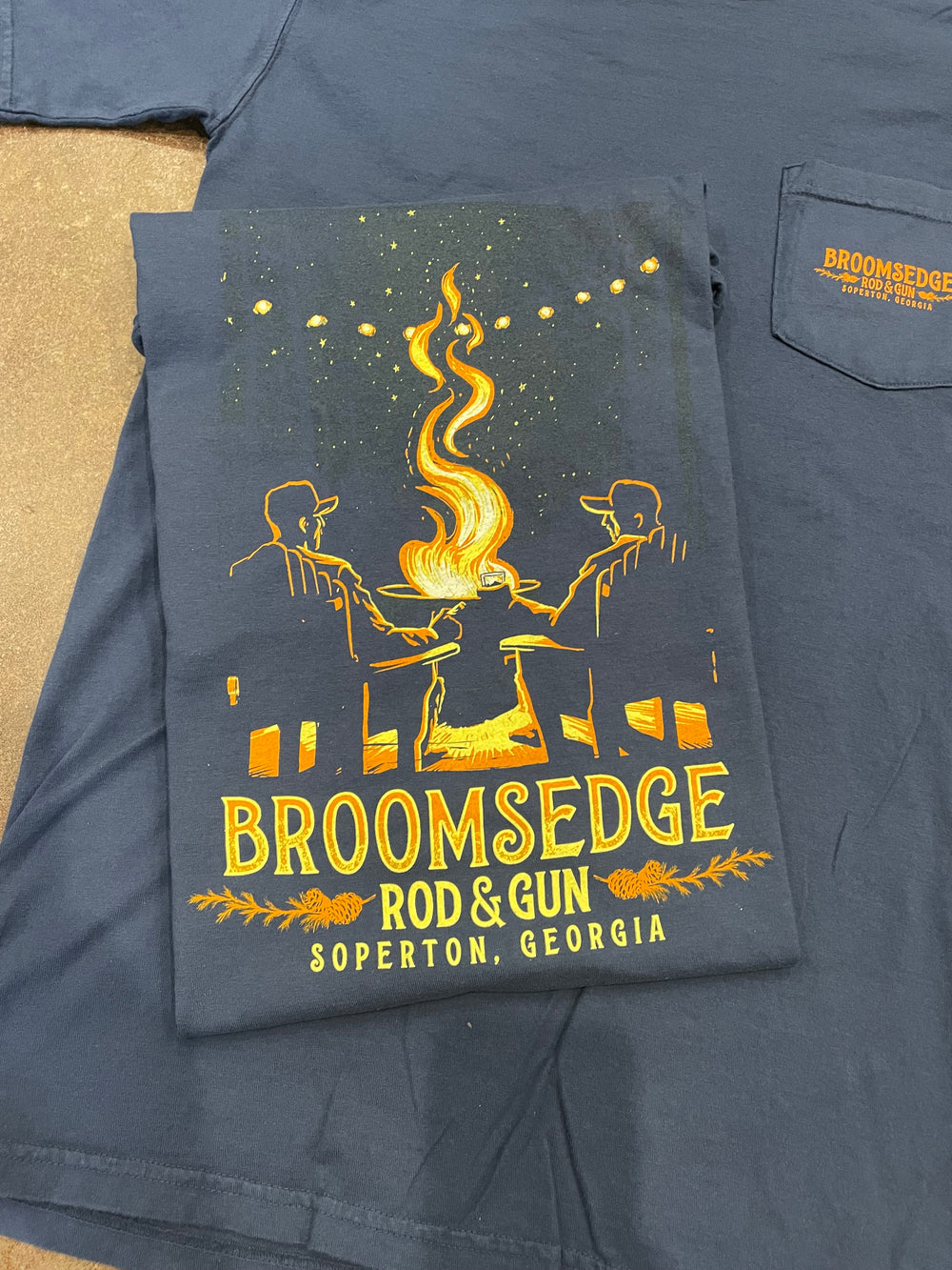 Broomsedge Firepit Tee