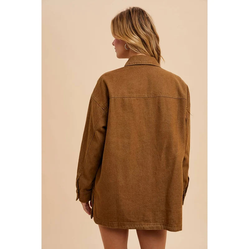 In-Loom Garment washed Utility Jacket