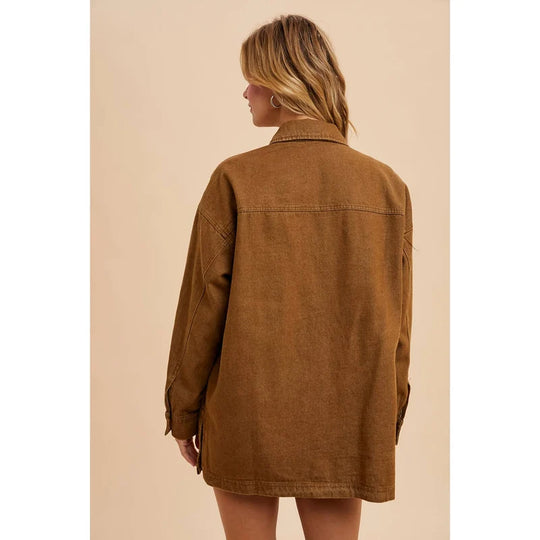 In-Loom Garment washed Utility Jacket