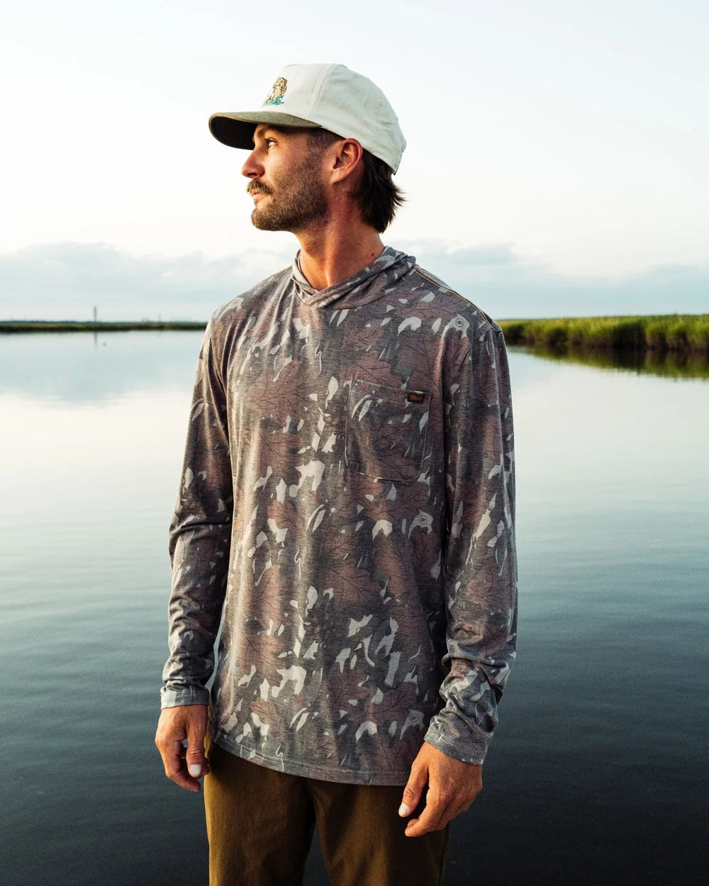 Marsh Wear Buxton Hagood Hoodie in Lowland Canopy Camo