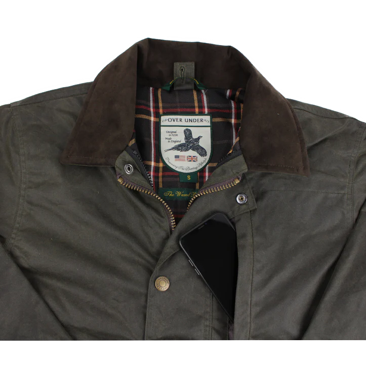 Waxed Briar Field Jacket in Olive by Over Under