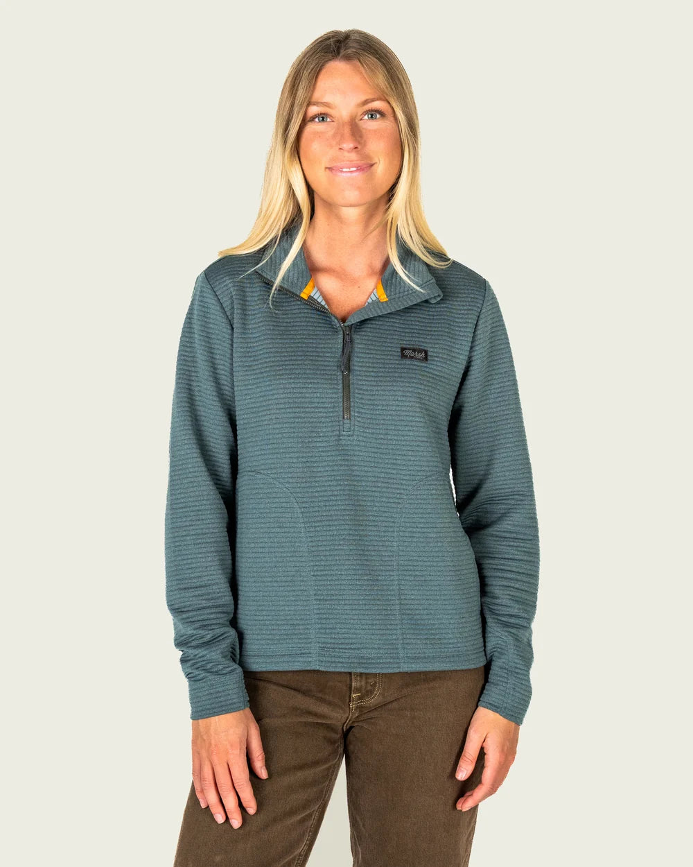 Women's Sullivan Tech 1/4 Zip Fleece in Mallard Green