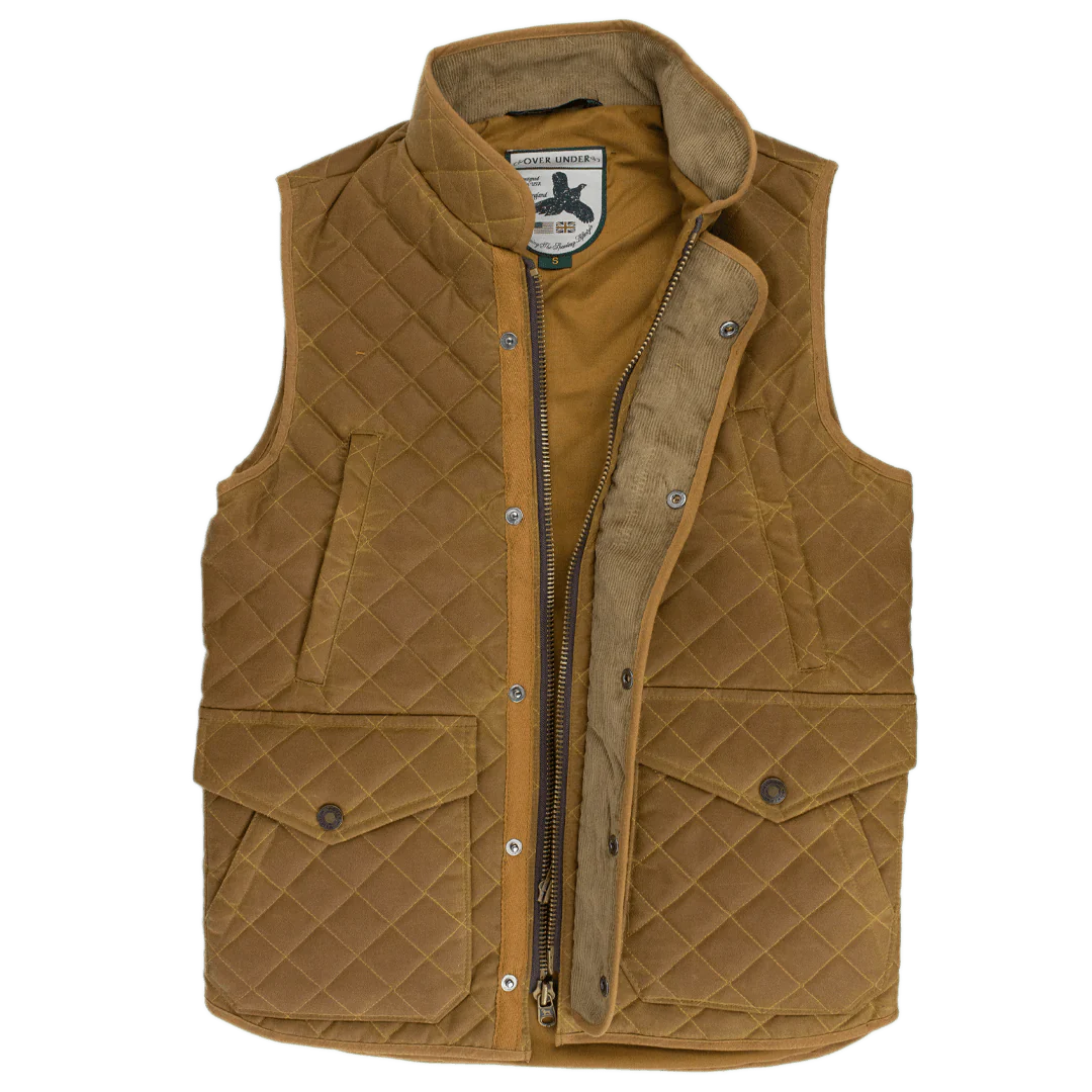The Whitby Vest in Field Tan by Over Under