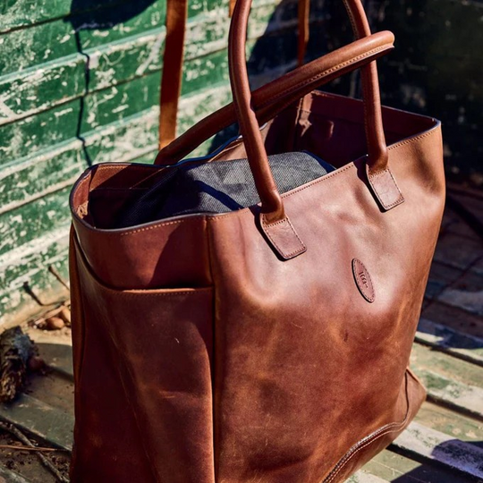 Leather Carryall - Tom Beckbe