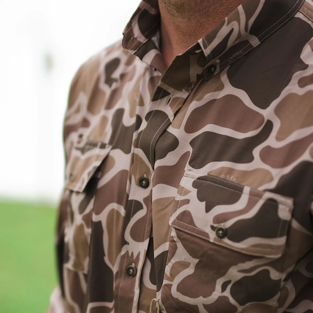 Long Sleeve 3-Season Ultralight Shirt - Duck Camo