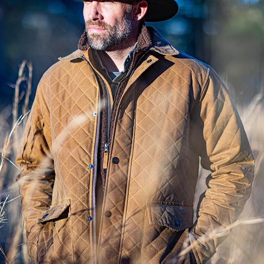 The Whitby Jacket in Field Tan by Over Under