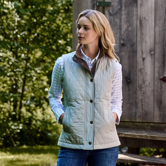 Women's Loxley Quilted Vest by Tom Beckbe