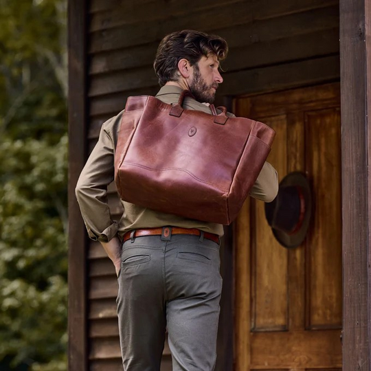 Leather Carryall - Tom Beckbe